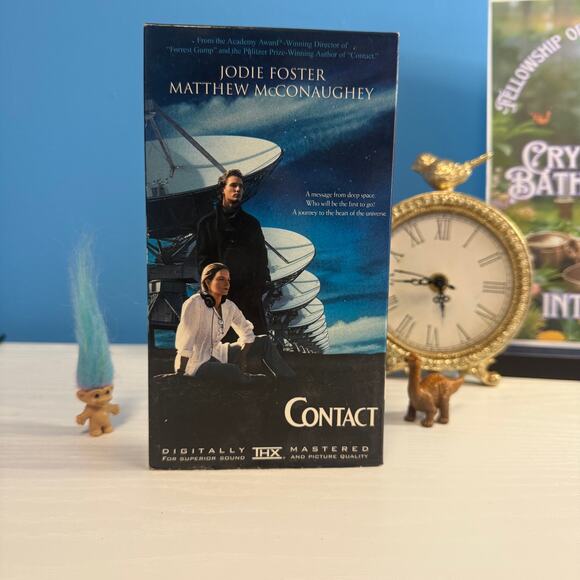 Contact VHS 1997 Jodie Foster Matthew McConaughey THX Mastered - Picture 1 of 3